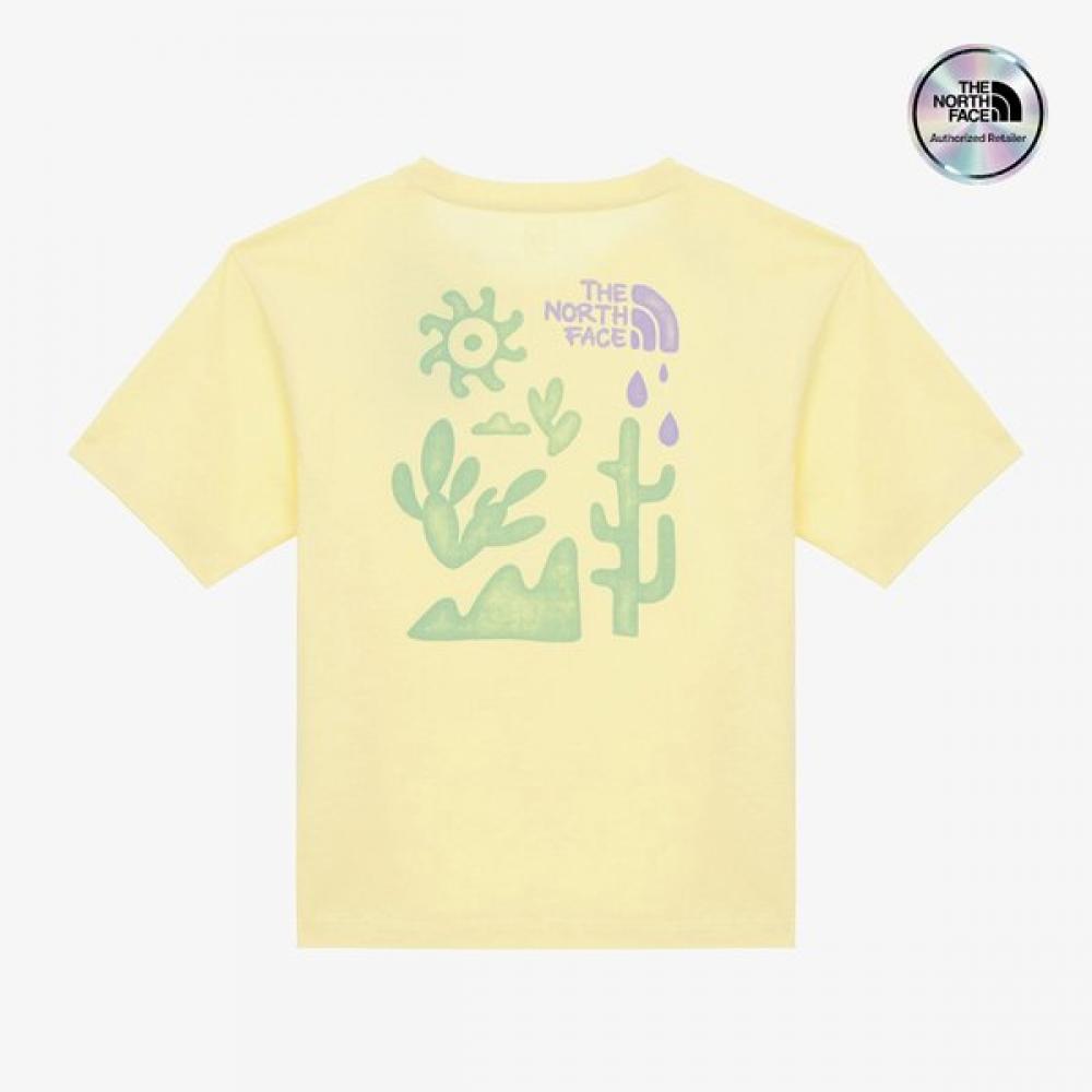 

The North Face Nt7ur05u Kids Nature Glow Short Sleeve Round Tee Light Yellow LIGHT YELLOW/110