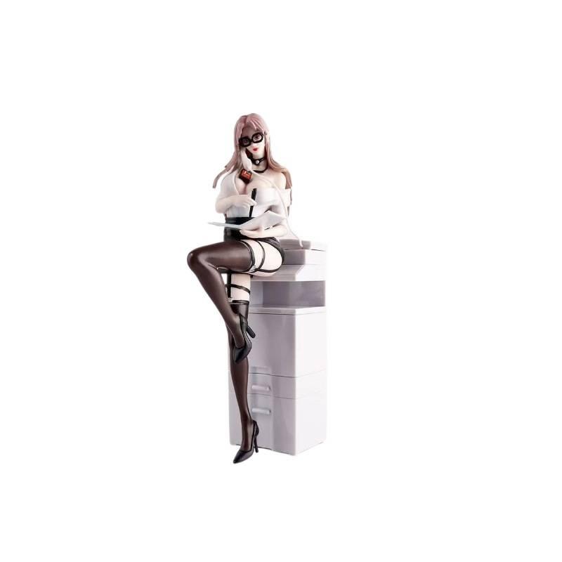 Beautiful Girl Private Secretary Figure Second Play Animation Two-dimensional Doll Sexy Bunny Desktop Chassis Ornament