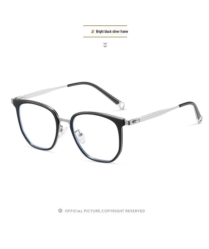2026 Simple Retro TR Frame Blue Light Blocking Glasses 1813 for Business & Casual Use