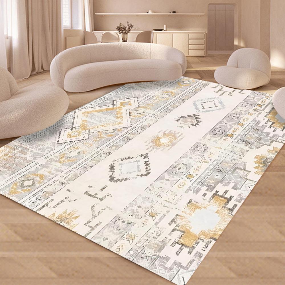 Baroque American Retro Living Room Carpet, Sofa, Coffee Table Rug, Nordic Bedside Bedroom Carpet, Modern Luxury Style decor
