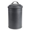 6.1*4.1in Tea Leaf Jar Iron Nut Storage Container Farmhouse Storage Jar  Farmhouse Decor