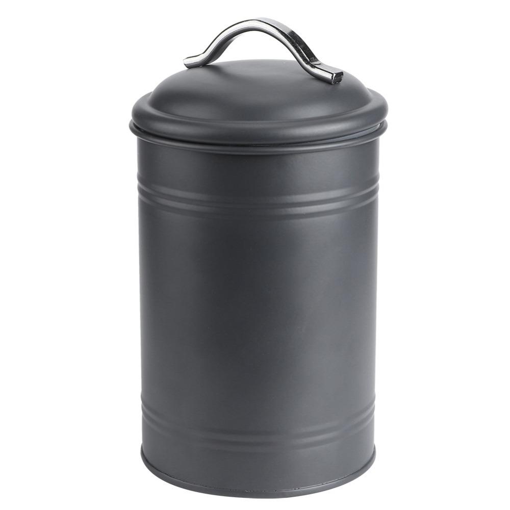 6.1*4.1in Tea Leaf Jar Iron Nut Storage Container Farmhouse Storage Jar Farmhouse Decor