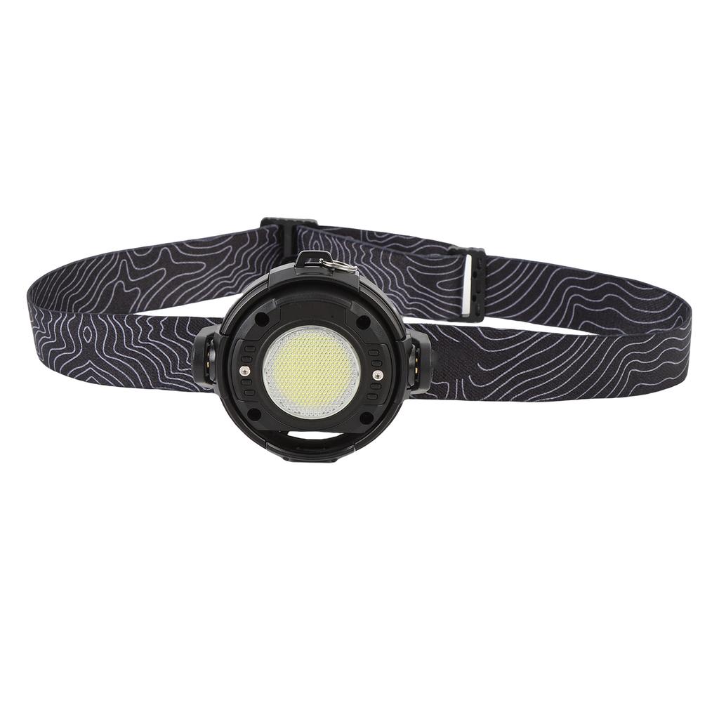 Magnetic Camping Light IPX3 Waterproofing 360 Degrees  Rotation 3 Brightness Levels with Detachable Headband