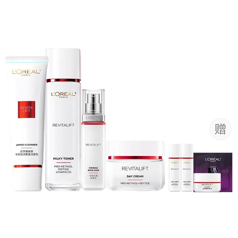 Loreal Paris skin care , skin care , , , Anti-wrinkle and firming four-piece set - anti-wrinkle and firming four-piece set free four-piece set