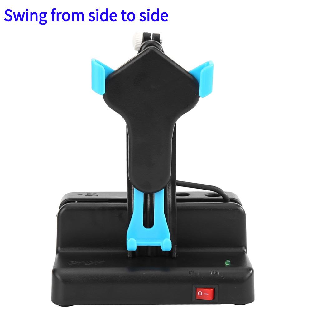 Phone Swing Automatic Shake Stand Desk Walking Motion Brush Step Safety Wiggler with USB Cable Automatic Phone Shaker Swinger