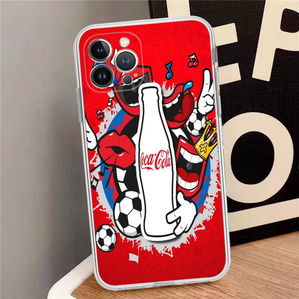 C-Coca C-cola Vintage Logo For IPhone 17 16 16e 15 14 13 12 11 Pro Max Mini Plus Phone Case