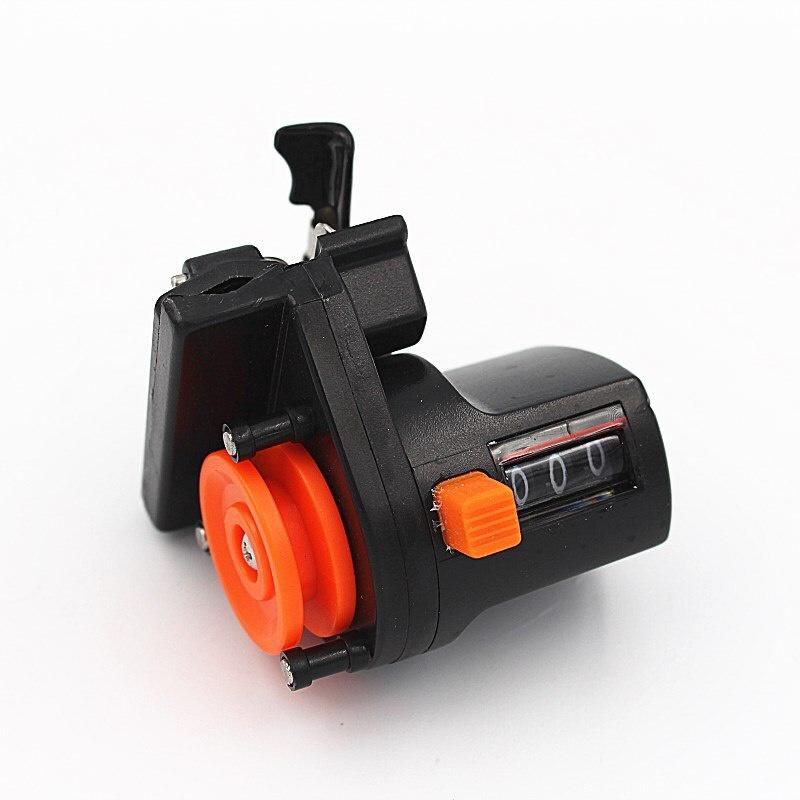 1 шт. 0-999 м 6 см Счетчик глубины лески Рыболовный инструмент Снасть Измеритель длины Счетчик Golden