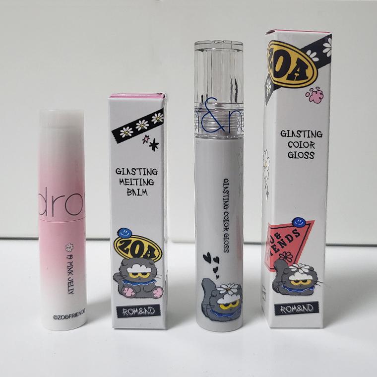 [G-DRAGON] ZOAful Winter POP-UP Официальный мерч [5]ROM&ND 19 Joy Berry Gloss + 19 Pink Jelly Balm