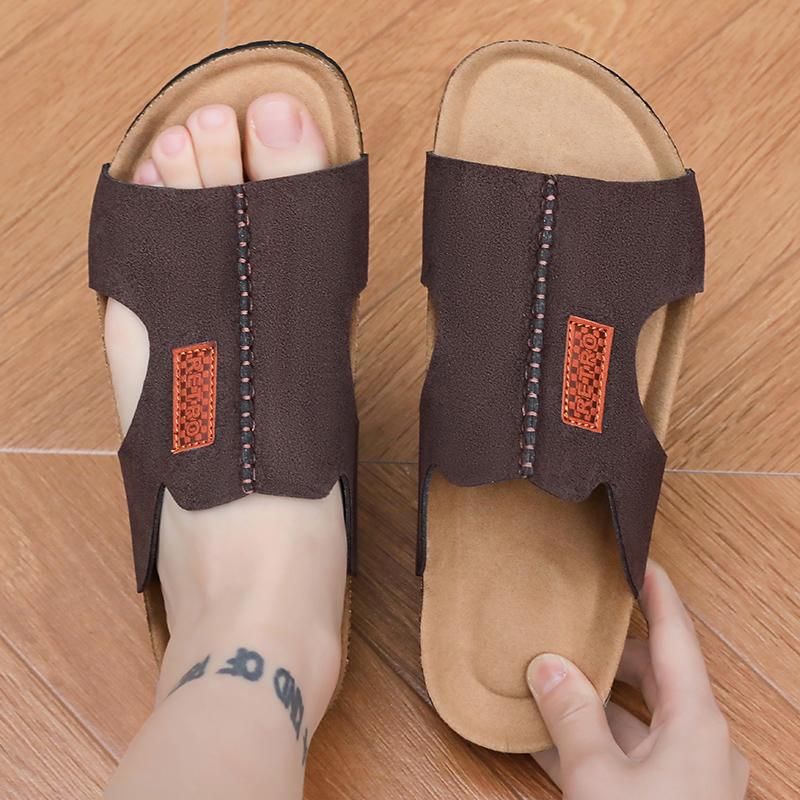 Fashion Large Size Multi-color Casual Fashionable Comfortable and Versatile Men's Slippers Maleoutdoors  and Outdoor Slippers Casual