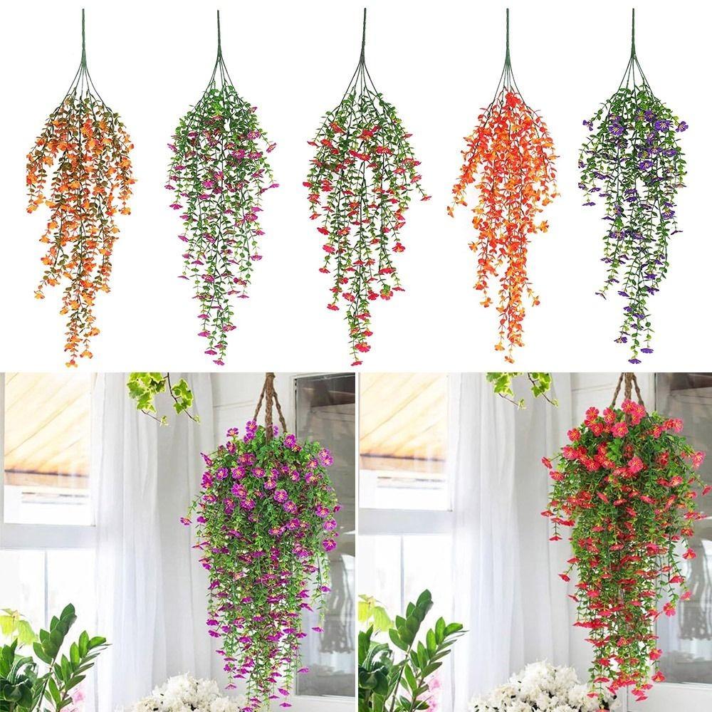 Silk Faux Eucalyptus Leaves Accessories Wall Hanging Ornament  Indoor Outdoor
