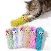 Fuzzy Cat Kicker Toy Soft Stuffed Cat Toy with Catnip Inside Plush