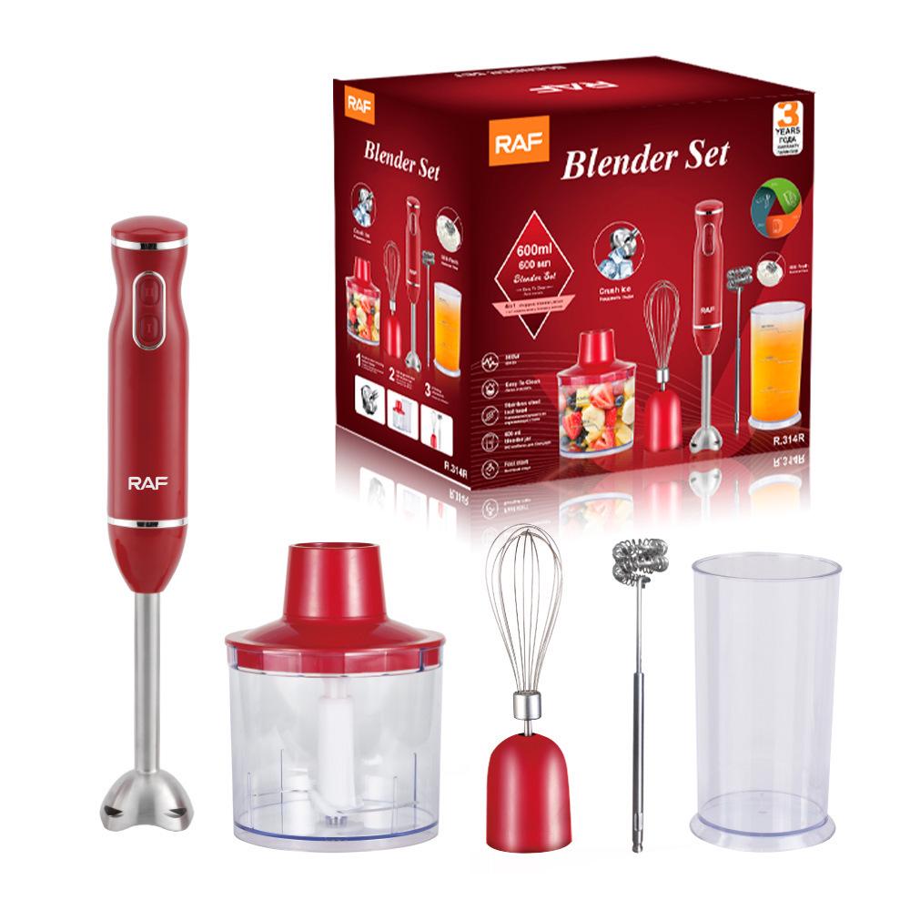 5-in-1 Electric Kitchen Chopper & Juicer: Egg Beater, Meat Grinder, Handheld Food Processor & Blender Stick