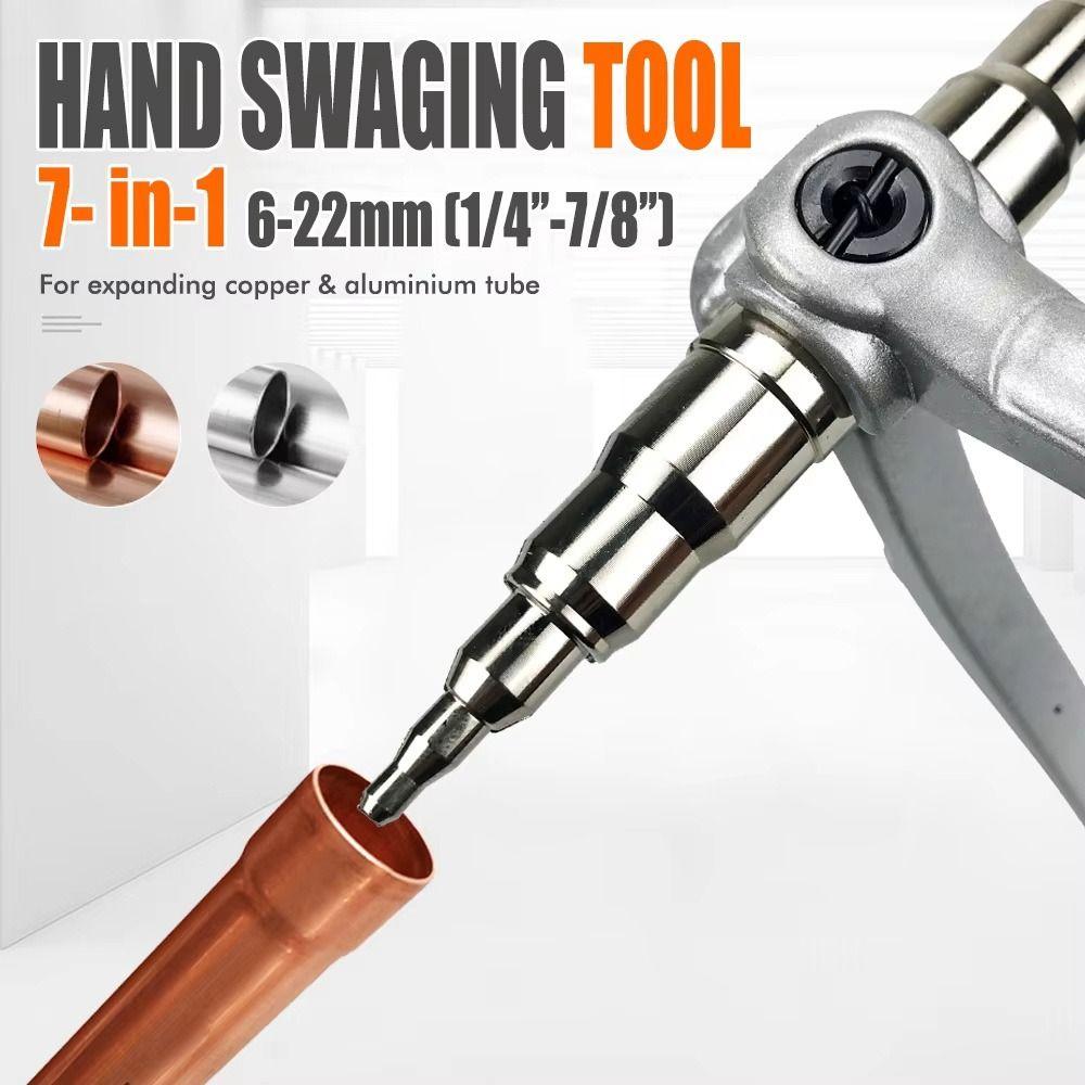 Aluminum Alloy Air Conditioner Reamer 6-22mm Hydraulic Expander Copper Pipe Expander Expander Tool