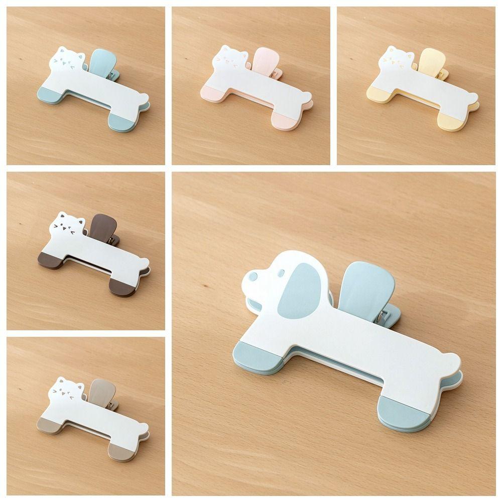 Stereoscopic Reading Auxiliary Fixed Book Clip Plastic Puppy Reading Clip Student Use