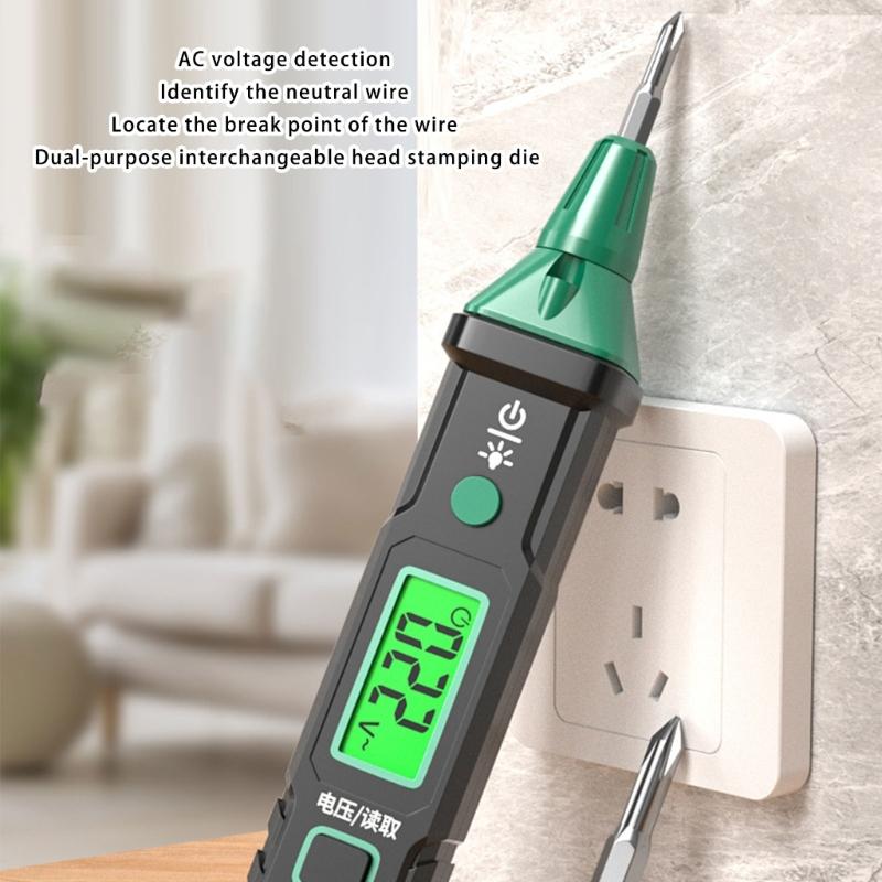 Multifunctional Circuit Detector for Voltage Broken Wire and Leakage Detection Safe Practical Design Electrician Use