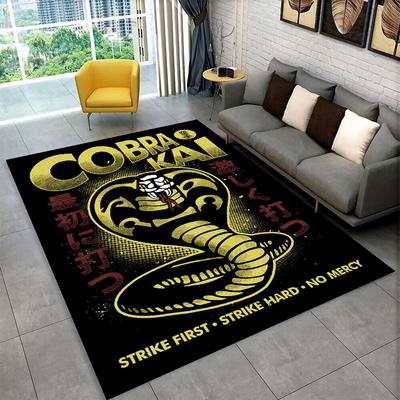 Cobra Kai TV Amanda Karate Carpet Rug for Bedroom Living Room Sofa Playroom Doormat Home Decor,Kid Area Rug Non-slip Gift