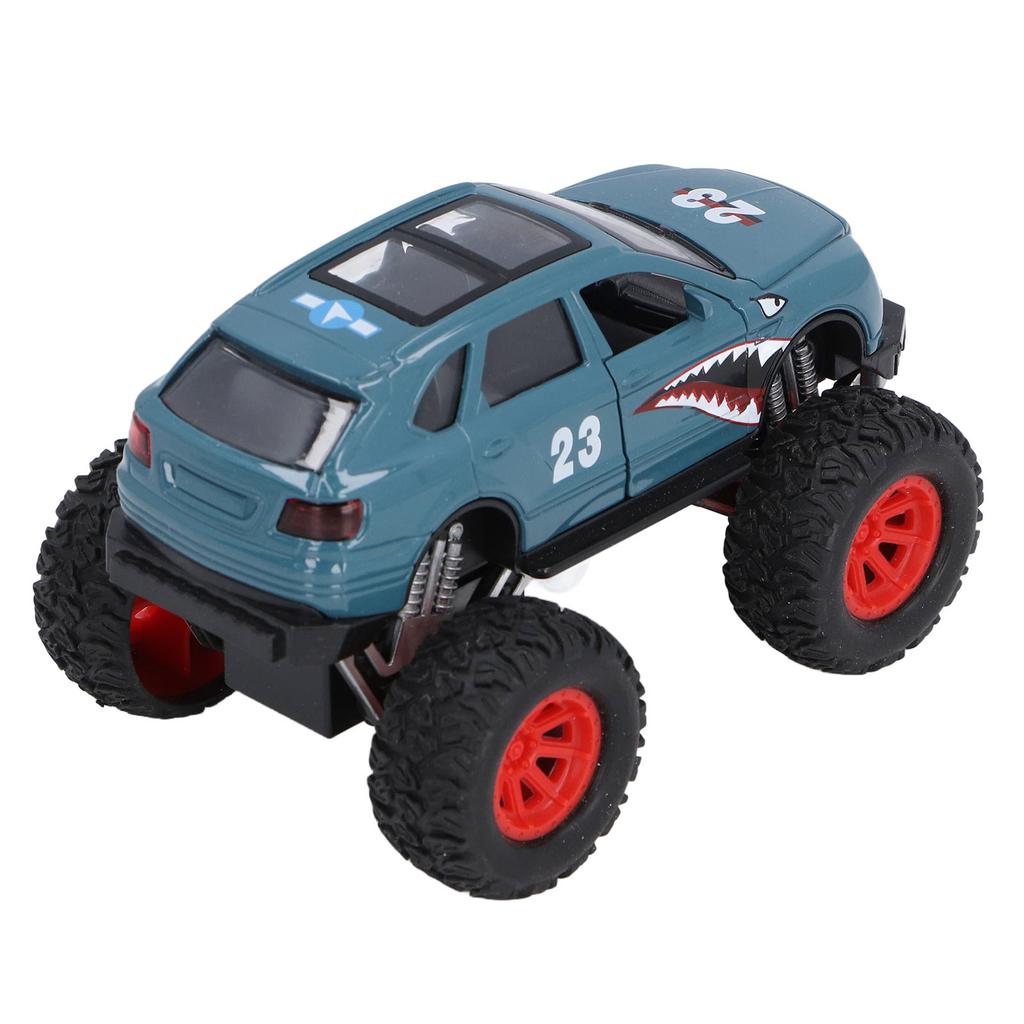 Pull Back Off Road Vehicle Toy for Boys Girls with Sound Light Alloy Openable Doors High Simulation Off Road Model Car