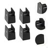 4 Pack Bed Leg Risers, Furniture Riser Blocks, Height Extensions for Desk Table, Living Room