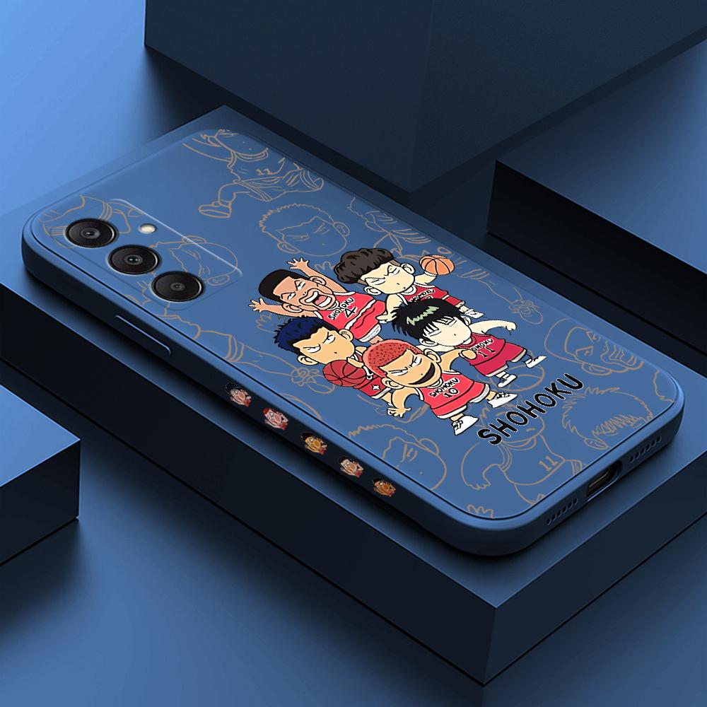 Cartoon Colorful Pattern Printing Phone Case Square Liquid Silicone TPU Full Cover Camera Shockproof Protection Cover for Samsung Infinix Tecno