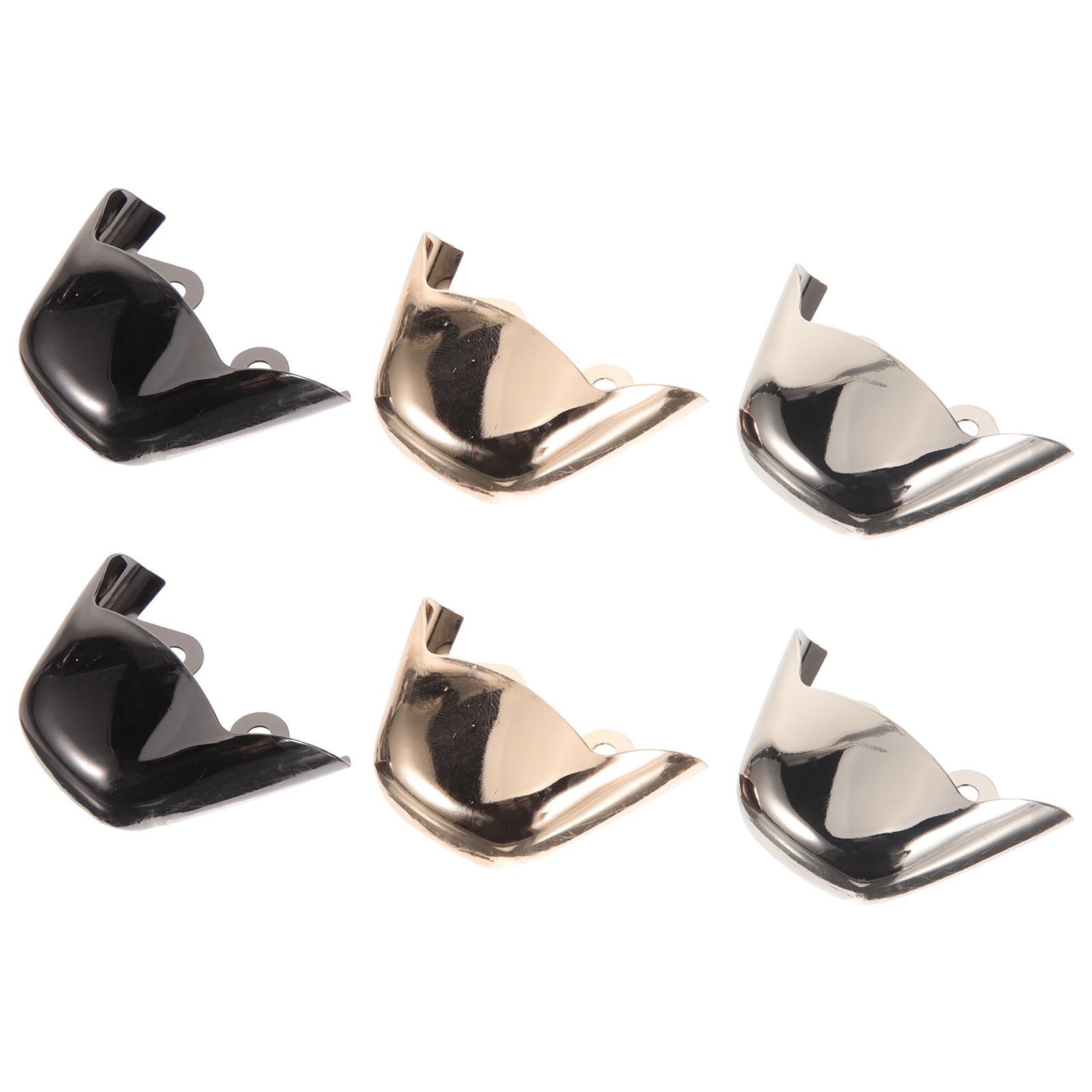 

3 Pairs High Heels Shoe Tip Protectors Metal Covers For Toe Decorations Footwear Accessories Resistance