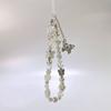 Y2K Silver Phone Lanyard Sweet Girl Beads Phone Chain Cell Phone Strap  Bracelet Keychain