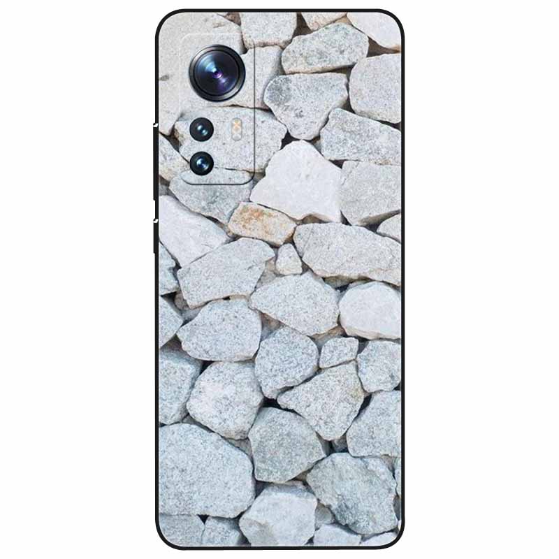 For Xiaomi Redmi Note 12s Case 12 S Soft Black Silicone Cool Marble TPU Funda Para for Redmi Note 12S 2023 Shockproof Note12s