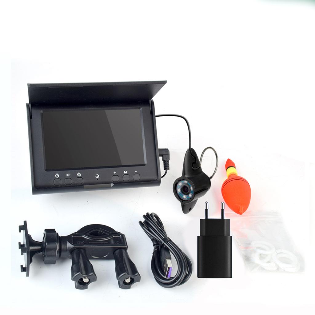 Underwater Fish Finder 720P High Clear Camera 4.3 Inch IPS Display Long Battery Life for Fishing
