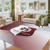 Stade Rennais FC Design Crystal Velvet Rug Soft Decorative Mat for Bedroom Entrance