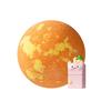 Bath Salt Ball with Surprise Toy Inside Fruity Floral Plants Extract Handmade Natural Sea Salt Ball Bubble Bath Ball Women Men SPA Bath Gift