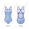 Low-split Racing Swimsuit Women's Swimming Pool Sports Training One-piece Triangular Belly Cover Slimming Hot