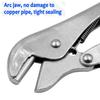 Locking Pinch Off Pliers Crimping Tool Refrigeration For Sealing Cutter Fridge Copper Pipe Tube Aluminum Sealer Cooling System
