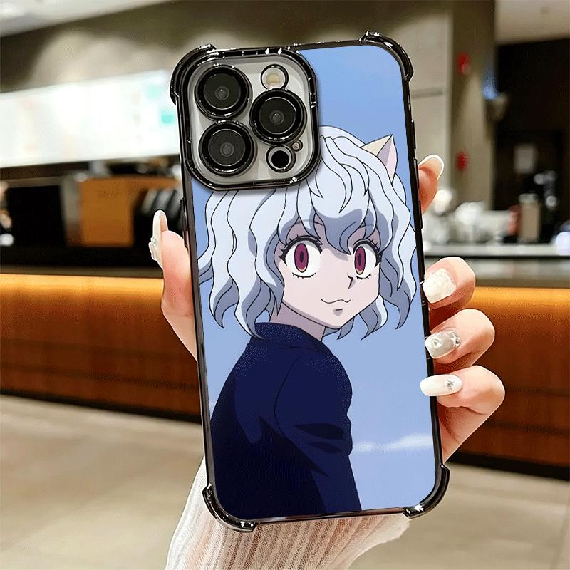 Hunter X-Hunters Pitou Soft Phone Case For iPhone 15 16 17 Air 14 Pro Max 16E Plus 13 12 Mini Plating Anti-Fall Fundas
