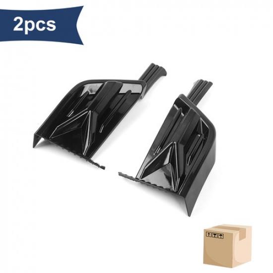 Black Front Bumper Corner Side Grille Cover Trim For Chevy Silverado 1500 19+