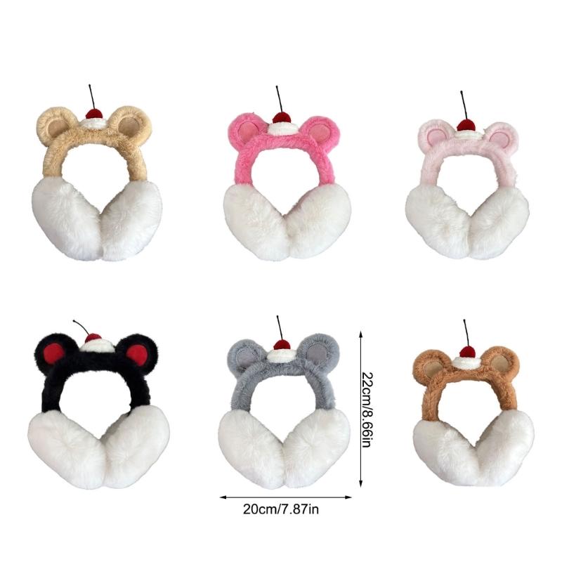 Furry and Warm Plush Ear Warmer for Winter Outdoor Activities Keep You Warm in Cold Weather for Skiing
