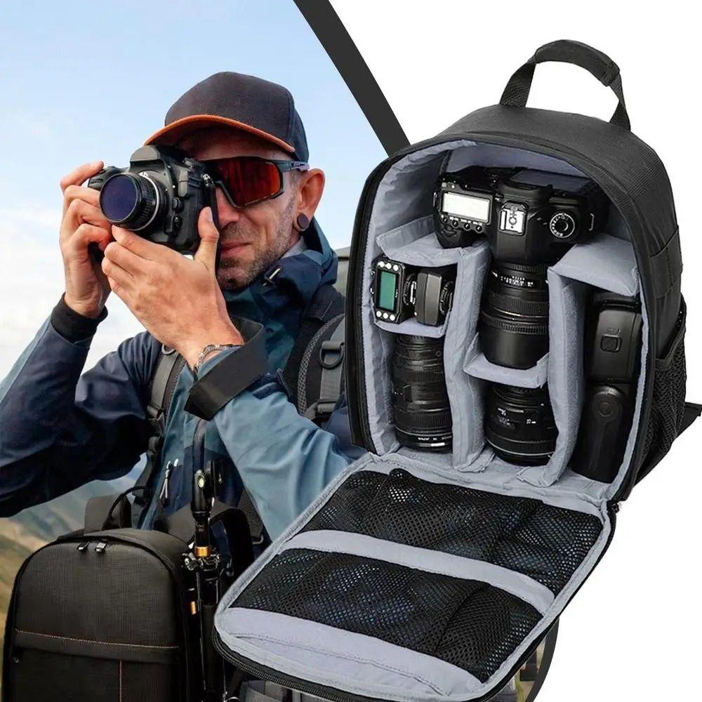 Wear Resistant Camera Bag Multi-functional Camera Lens Pouch Camera Storage Bag  Travel
