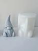 1pcs Santa Dwarf Candle Silicone Mold 3D Faceless Santa Claus Candle Plaster Soap Resin Craft Mold Christmas Gift Making Tool