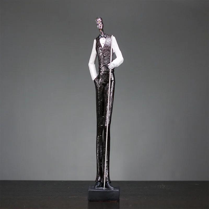 

Простые современные креативные бильярдные спортивные фигурки из смолы украшения для дома украшения гостиной модели комнаты статуя Будды