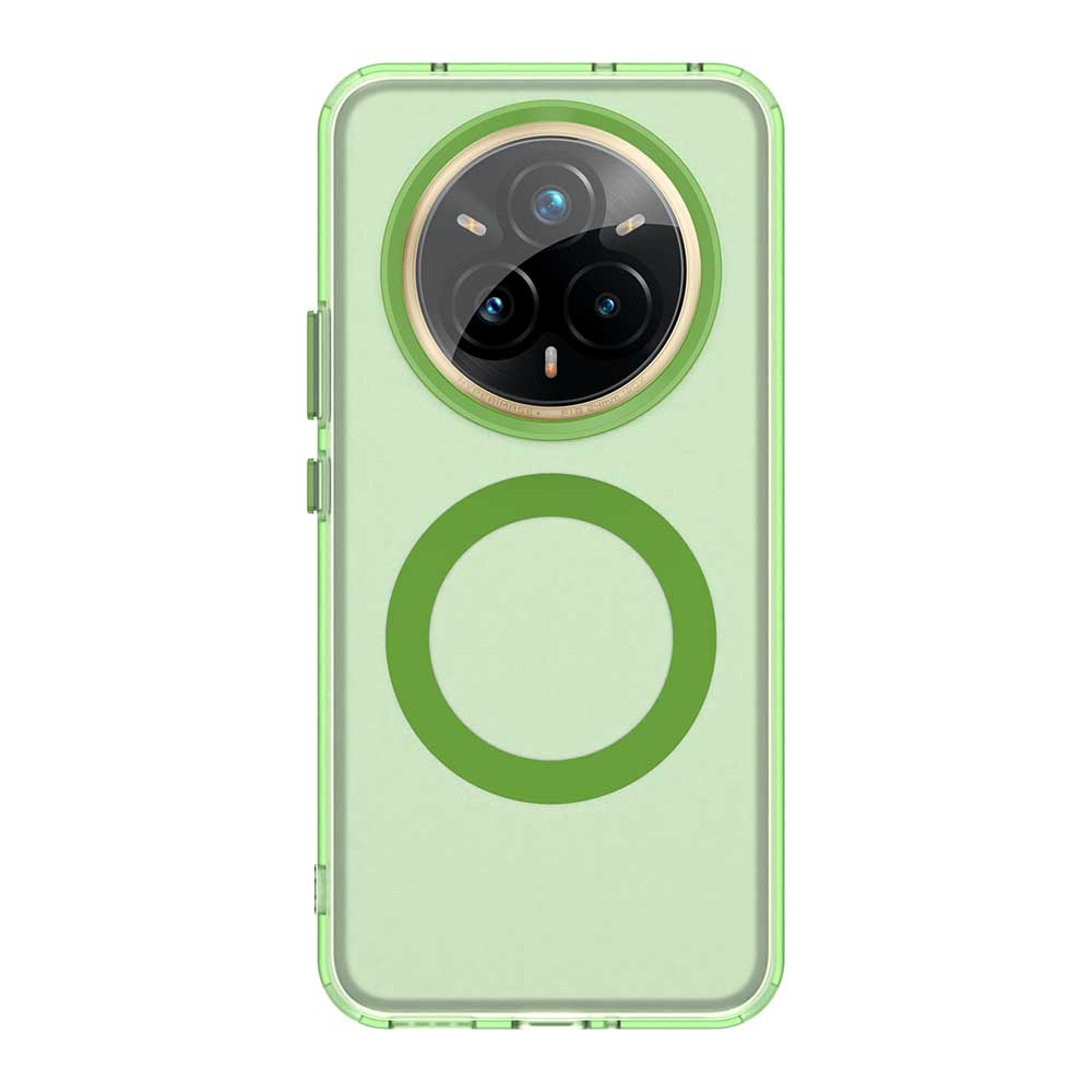 Magnetic Luxury Wireless Charge For Magsafe Case for OPPO Realme 14 Pro Plus Pro+ 5G Matte Translucent Candy Shockproof Cover