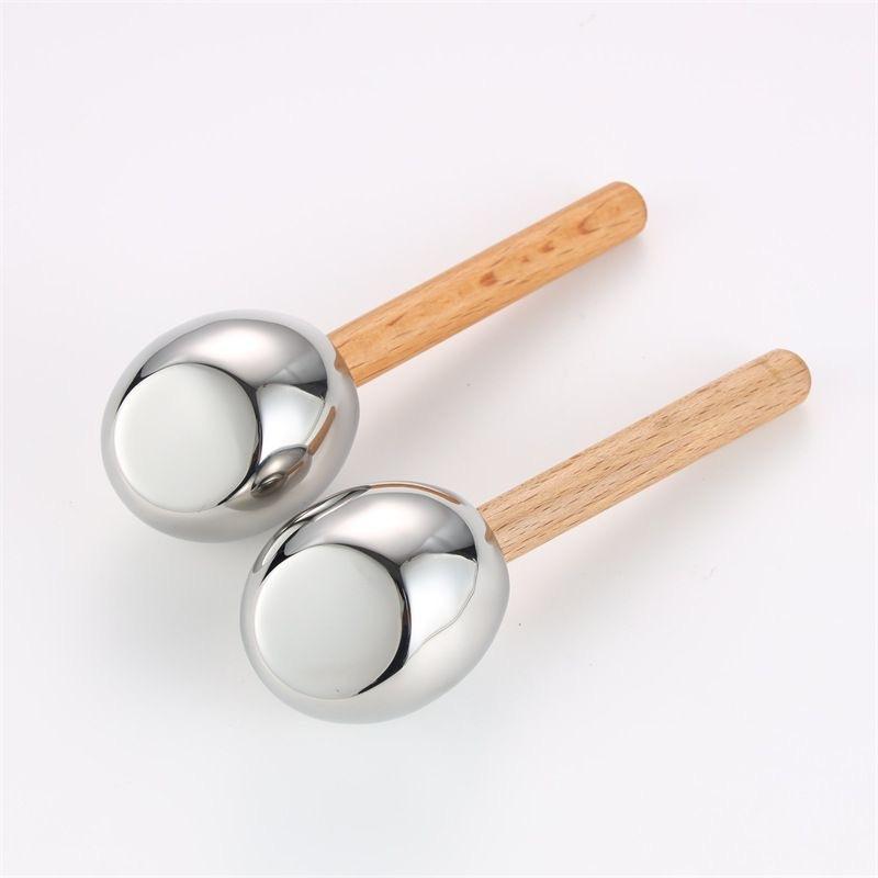 1pc Beauty Massage Instrument Stainless Steel Ice Hammer Hot Cold Compress Skin Lifting Relief Eye Fatigue Tool