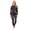 Prints Family Matching Long Sleeve Tops+Pants Set Family Matching Sets