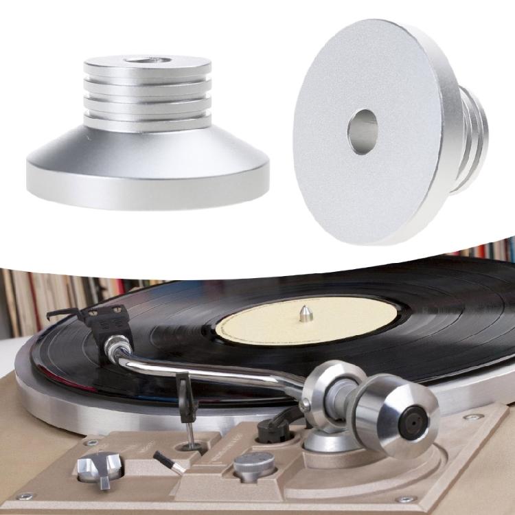 Black Record Weight Clamp Aluminum Disc Stabilizers for 7inch 45RPM Records Elevates Listenings