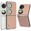 For Huawei Pocket 2 Litchi Texture Case Genuine Cow Leather+PC Phone Cover