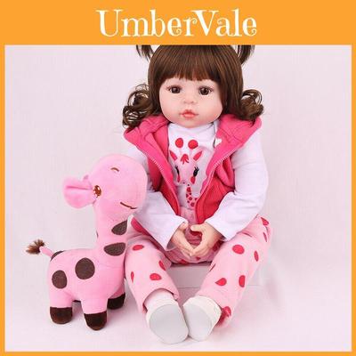 Stunningly Realistic 18.9/22.8" Baby Reborn Doll With Soft Vinyl Silicon Head And Limbs
