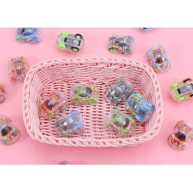 Simulation Mini Inertial Transparent Graffiti Car Model Children Toy For Play