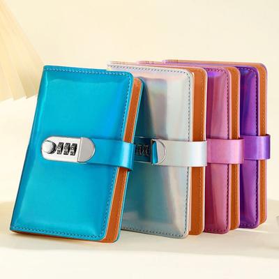50Sheets Savings Book with Password Lock Laser Dual Sided Budget Binder Portable Savings Handbook Savings Challenge Tracker Book