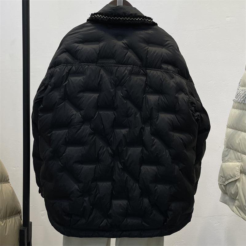 Xiaoxiangfeng down  women's medium and long 2024 winter new fashionable foreign-style white duck down warm