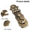 Iron Lock Retro Style 1 Pc Bronze Tone For Suitcase