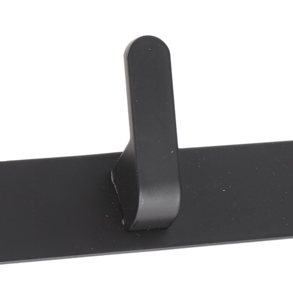 Black Coat Rack Durable Row Hook Decorative Towel Hook Kitchen Bathroom Wardrobe Entryway Bedroom