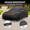 X AUTOHAUX Car Body Cover for Honda New Waterproof Fabric Lightweight and Comfortable for Paint Seat Door Windbreak and Storage Sun Rainy Season