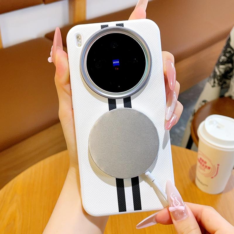 Line For VIVO X300 Pro X300 Ultra Case Magnetic Wireless Charger PC Shell Shockproof Protective Soft Edge Back Cover